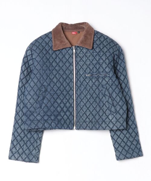 セール】キルティングデニムジャケット（デニムジャケット）｜DOUBLE
