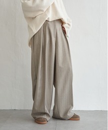 notch. | 【notch. by KASUMI】 ストライプトラウザーパンツ(その他パンツ)