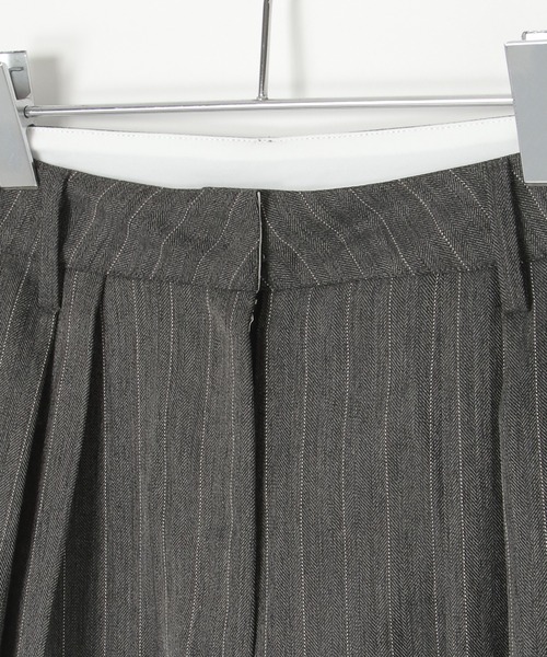 notch.(ノッチ)の「【notch. by KASUMI】 ストライプトラウザーパンツ(その他パンツ・レディース・ブラウン/チャコール/ベージュ・M/L/TM/TL)」の10枚目の写真