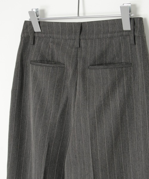 notch.(ノッチ)の「【notch. by KASUMI】 ストライプトラウザーパンツ(その他パンツ・レディース・ブラウン/チャコール/ベージュ・M/L/TM/TL)」の15枚目の写真