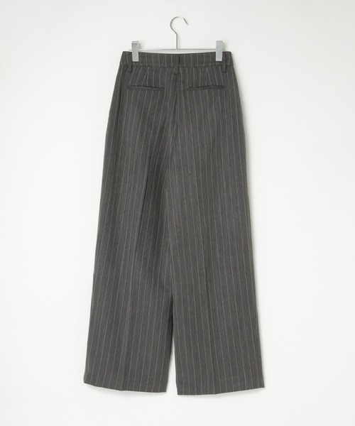 notch.(ノッチ)の「【notch. by KASUMI】 ストライプトラウザーパンツ(その他パンツ・レディース・ブラウン/チャコール/ベージュ・M/L/TM/TL)」の18枚目の写真