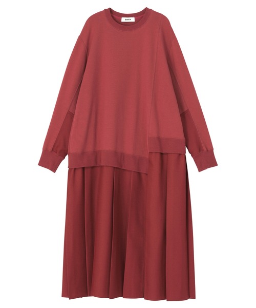 セール】ドッキングスウェット / ワンピース（ワンピース）｜ZUCCa