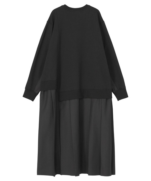 ZUCCa（ズッカ）の「ドッキングスウェット / ワンピース / S（ワンピース・レディース・ブラック/ネイビー/ボルドー・M size）」の8枚目の写真