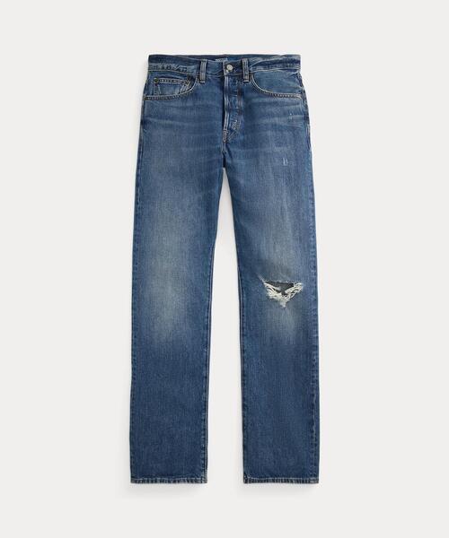 POLO RALPH LAUREN(ポロ ラルフ ローレン)の「ハイライズ リラックス ストレート ジーンズ(デニムパンツ・レディース・ブルー・26S/28S/27S/25S/24S)」の2枚目の写真