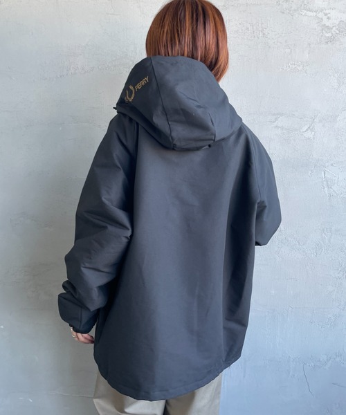 希少‼️Fred Perry ネイビー フード付き ジャケット FRED PERRY ブルゾン アウター 「FRED PERRY/フレッドペリー