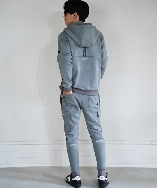 LUXE/R GOLF(ラグジュ ゴルフ)の「(RM)【LUXE/R GOLF】フェイク スエード ジップパーカー(パーカー・メンズ・ベージュ/グレー/ブラック・L/XL/M)」の18枚目の写真