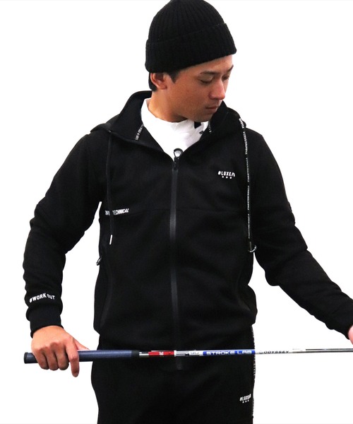 LUXE/R GOLF(ラグジュ ゴルフ)の「(RM)【LUXE/R GOLF】フェイク スエード ジップパーカー(パーカー・メンズ・ベージュ/グレー/ブラック・L/XL/M)」の11枚目の写真