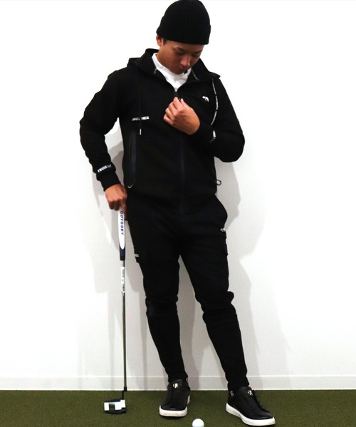 LUXE/R GOLF(ラグジュ ゴルフ)の「(RM)【LUXE/R GOLF】フェイク スエード ジップパーカー(パーカー・メンズ・ベージュ/グレー/ブラック・L/XL/M)」の13枚目の写真