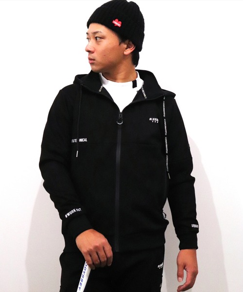 LUXE/R GOLF(ラグジュ ゴルフ)の「(RM)【LUXE/R GOLF】フェイク スエード ジップパーカー(パーカー・メンズ・ベージュ/グレー/ブラック・L/XL/M)」の15枚目の写真