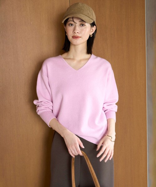 セール】ふわふわニット Vネック（ニット/セーター）｜UNFILO