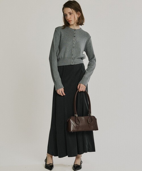 PUBLIC TOKYO コットンカシミヤクルーカーデ コットンカシミヤクルーカーデ(FREE IVORY): : ウィメンズ｜PUBLIC