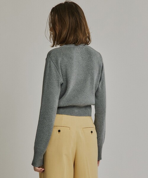 PUBLIC TOKYO（パブリックトウキョウ）の「コットンカシミヤクルーカーデ（カーディガン/ボレロ・レディース・ブラック/アイボリー/レッド/グレー・FREE）」の11枚目の写真