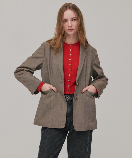 コットンカシミヤクルーカーデ（カーディガン/ボレロ）｜PUBLIC TOKYO