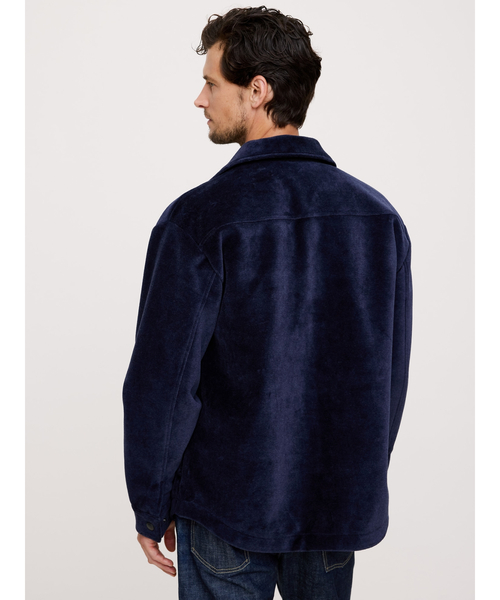 Banana Republic（バナナリパブリック）の「ベロア オーバーシャツ（その他アウター・メンズ・ネイビー/テラコッタ・M/S/XL/L）」の5枚目の写真