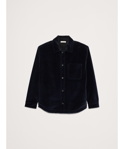 Banana Republic（バナナリパブリック）の「ベロア オーバーシャツ（その他アウター・メンズ・ネイビー/テラコッタ・M/S/XL/L）」の7枚目の写真