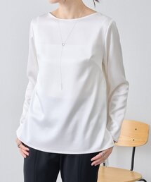LIVETART | ダブルサテンシンプルブラウス(シャツ/ブラウス)