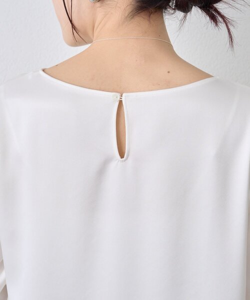 LIVETART（リヴェタート）の「ダブルサテンシンプルブラウス（シャツ/ブラウス・レディース・ホワイト・FREE）」の22枚目の写真