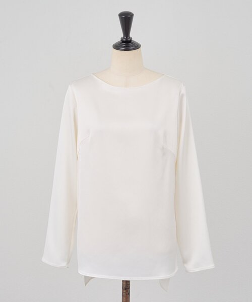 LIVETART（リヴェタート）の「ダブルサテンシンプルブラウス（シャツ/ブラウス・レディース・ホワイト・FREE）」の13枚目の写真