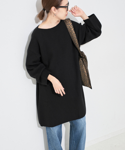 WEB限定/追加》ファインウールニットミニワンピース（ワンピース