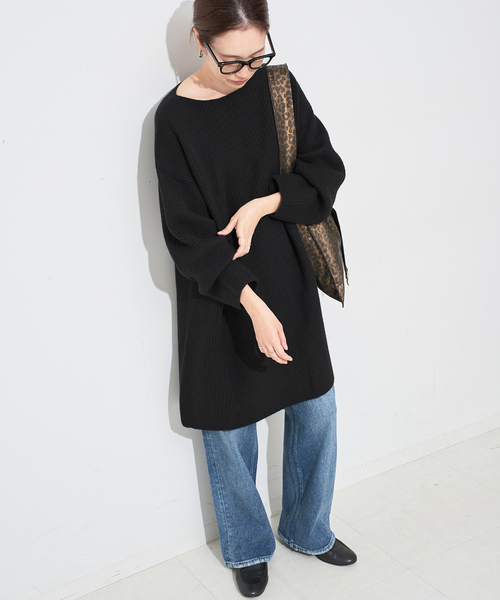 WEB限定/追加》ファインウールニットミニワンピース（ワンピース