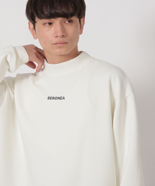 LAKOLE（ラコレ）の「ダンボールモックネック長袖T / 592321（Tシャツ/カットソー・メンズ・ブラック/パープル/ライトグレー/ホワイト・MEDIUM/LARGE）」の12枚目の写真