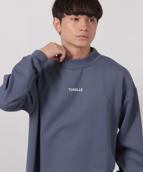 LAKOLE（ラコレ）の「ダンボールモックネック長袖T / 592321（Tシャツ/カットソー・メンズ・ブラック/パープル/ライトグレー/ホワイト・MEDIUM/LARGE）」の17枚目の写真