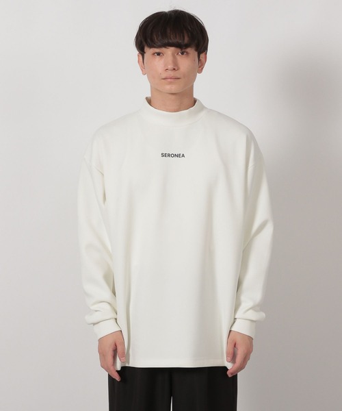 LAKOLE（ラコレ）の「ダンボールモックネック長袖T / 592321（Tシャツ/カットソー・メンズ・ブラック/パープル/ライトグレー/ホワイト・MEDIUM/LARGE）」の18枚目の写真
