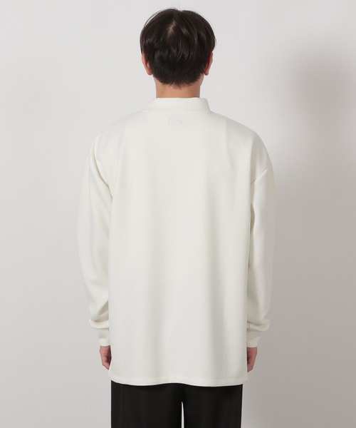 LAKOLE（ラコレ）の「ダンボールモックネック長袖T / 592321（Tシャツ/カットソー・メンズ・ブラック/パープル/ライトグレー/ホワイト・MEDIUM/LARGE）」の20枚目の写真