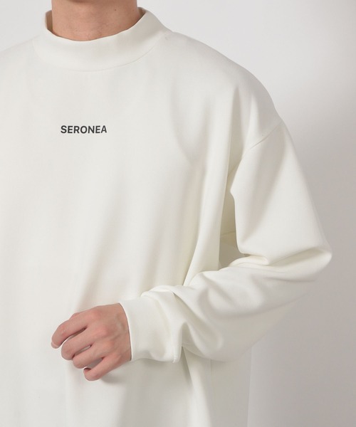 LAKOLE（ラコレ）の「ダンボールモックネック長袖T / 592321（Tシャツ/カットソー・メンズ・ブラック/パープル/ライトグレー/ホワイト・MEDIUM/LARGE）」の22枚目の写真