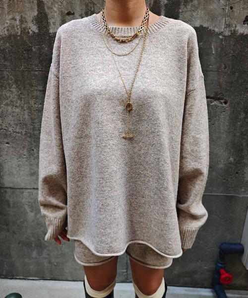 esutoreja(エストレジャ)の「ニットパンツセットアップ(セットアップ・レディース・ベージュ・FREE)」の16枚目の写真