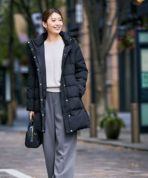 セール】フーデッドロングダウンコート（ダウンジャケット/コート