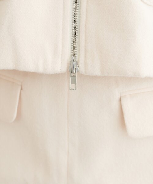 natural couture（ナチュラルクチュール）の「衿つきWzipジャケット（その他アウター・レディース・アイボリー/グレー/ブラウン・FREE）」の13枚目の写真