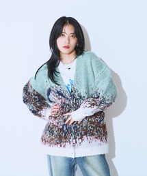 JEANASIS | landscape ブラッシュVカーディガン/610574(カーディガン/ボレロ)