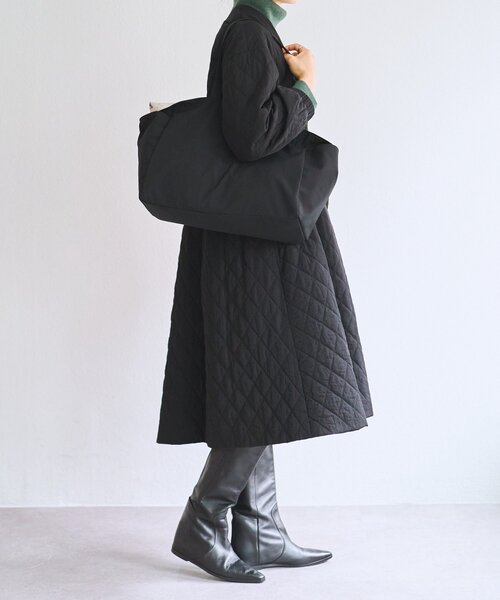 BEARDSLEY(ビアズリー)の「DogプリントBAG(Lサイズ)(トートバッグ・レディース・ブラック・LARGE)」の21枚目の写真