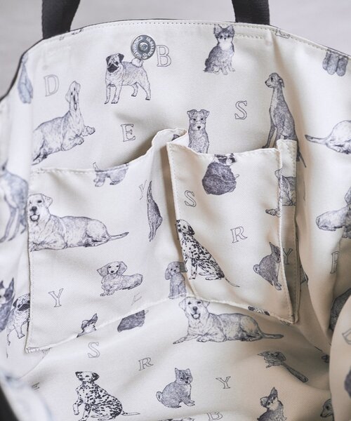 DogプリントBAG(Lサイズ)（トートバッグ）｜BEARDSLEY（ビアズリー）の