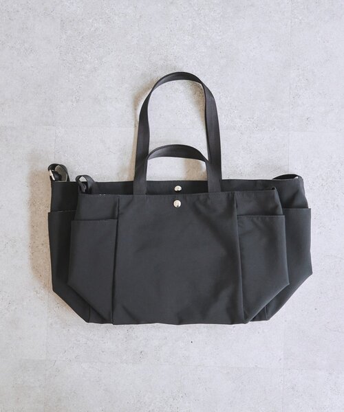 【極美品】BEARDSLEY ビアズリー ラフィア トートバッグ 大容量 ビアズリー BEARDSLEY 《近日予約開始予定》DogプリントBAG/L （black