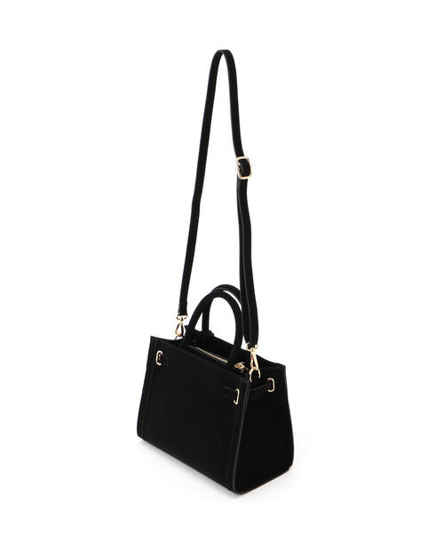 EDIT COLOGNE（エディットコロン）の「ハートチャーム付きキルティングトートバッグ（ショルダーバッグ・レディース・ブラック/オフホワイト/ベージュ・ﾌﾘ-）」の15枚目の写真