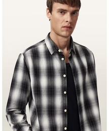 ALLSAINTS（オールセインツ）の「HOLBORN RAMSKULL CHECK SHIRT | HOLBORN ラムスカル チェック シャツ（シャツ/ブラウス）」