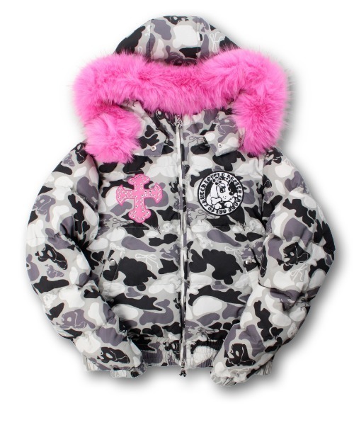 GALFY ダウンジャケット フリーサイズ値下げ可 セール】【GALFY】カモギャルダウン（ダウンジャケット/コート