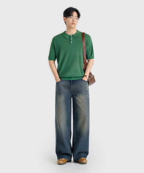 LEMAIN SECOND（リメインセカンド）の「ヴィンテージキャットウォッシュワイドデニムパンツ[サンドブルー]（デニムパンツ・レディース・その他・X-LARGE/X-SMALL/SMALL/MEDIUM/LARGE）」の9枚目の写真