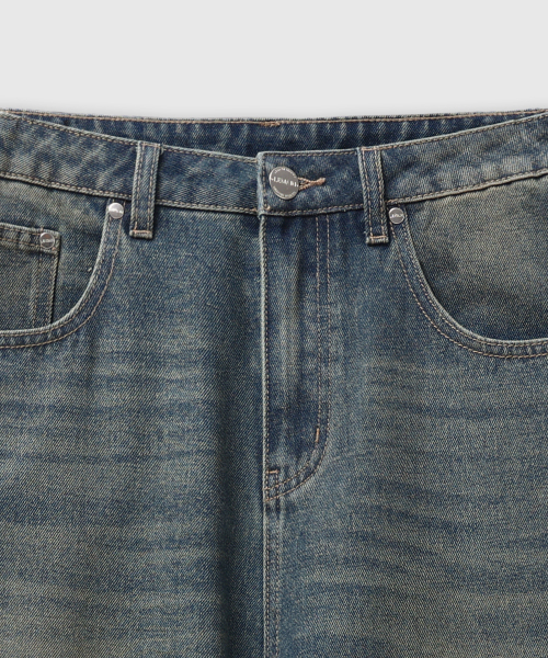 LEMAIN SECOND（リメインセカンド）の「ヴィンテージキャットウォッシュワイドデニムパンツ[サンドブルー]（デニムパンツ・レディース・その他・X-LARGE/X-SMALL/SMALL/MEDIUM/LARGE）」の13枚目の写真