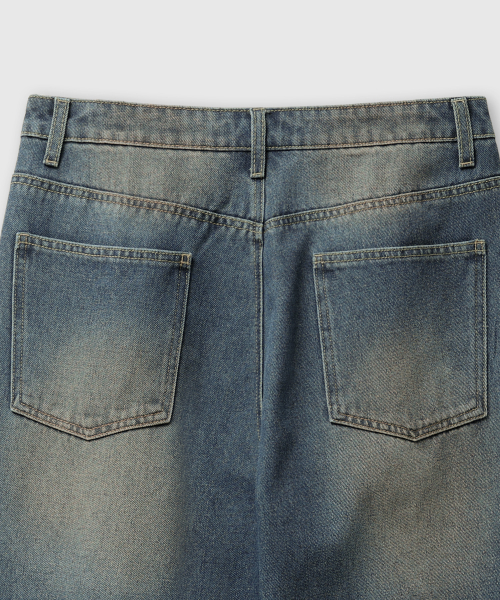 LEMAIN SECOND（リメインセカンド）の「ヴィンテージキャットウォッシュワイドデニムパンツ[サンドブルー]（デニムパンツ・レディース・その他・X-LARGE/X-SMALL/SMALL/MEDIUM/LARGE）」の15枚目の写真