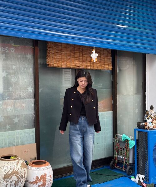 LEMAIN SECOND（リメインセカンド）の「ヴィンテージキャットウォッシュワイドデニムパンツ[サンドブルー]（デニムパンツ・レディース・その他・X-LARGE/X-SMALL/SMALL/MEDIUM/LARGE）」の21枚目の写真