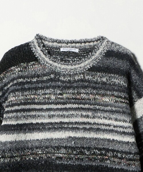 セール】マルチボーダー ニットプルオーバー（ニット/セーター