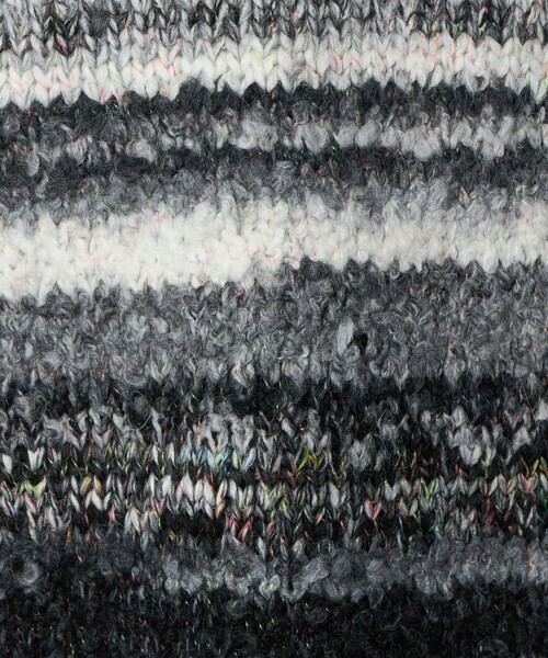 BEAUTY&YOUTH UNITED ARROWS（ビューティーアンドユースユナイテッドアローズ）の「マルチボーダー ニットプルオーバー（ニット/セーター・レディース・ライム/ブラック・FREE）」の20枚目の写真