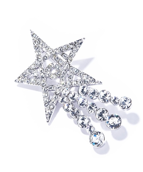 IRIS47(イリスフォーセブン)の「【IRIS 47】 shooting star brooch/シューティング スター ブローチ(ブローチ/コサージュ・レディース・シルバー・FREE)」の4枚目の写真