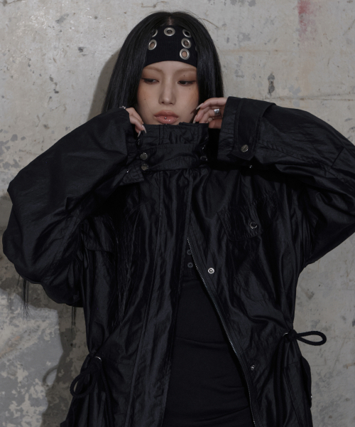 FANCY CLUB(ファンシークラブ)の「ノマド サファリジャケット (ブラック) F25ZA002(ミリタリージャケット・レディース・その他・ONE)」の4枚目の写真