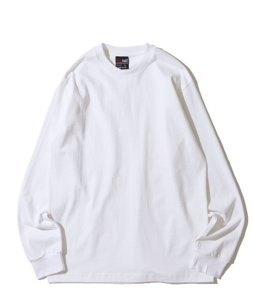 PRO・TAG(プロタグ)の「【PRO・TAG】PRO-TAG Long Sleeve heavy Tシャツ / ヘビーウェイト ロングスリーブTシャツ(Tシャツ/カットソー・メンズ・ホワイト/ネイビー/グレー/ブラック・MEDIUM/LARGE/X-LARGE/SMALL)」の5枚目の写真