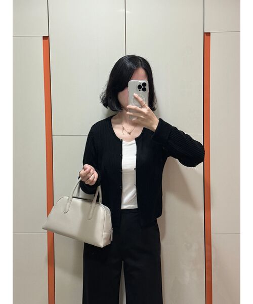 MUSINSA STANDARD WOMAN（ムシンサスタンダードウーマン）の「ウィメンズスリムスクエアネックTシャツ[ホワイト]（Tシャツ/カットソー・レディース・その他・SMALL/MEDIUM/LARGE/X-LARGE/X-SMALL）」の22枚目の写真
