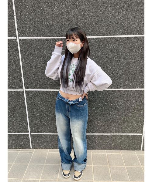 Retriever Club（レトリーバークラブ）の「LAUGHING RETRIEVER CROP CREWNECK [GREEN]（スウェット・レディース・その他・SMALL/MEDIUM）」の7枚目の写真